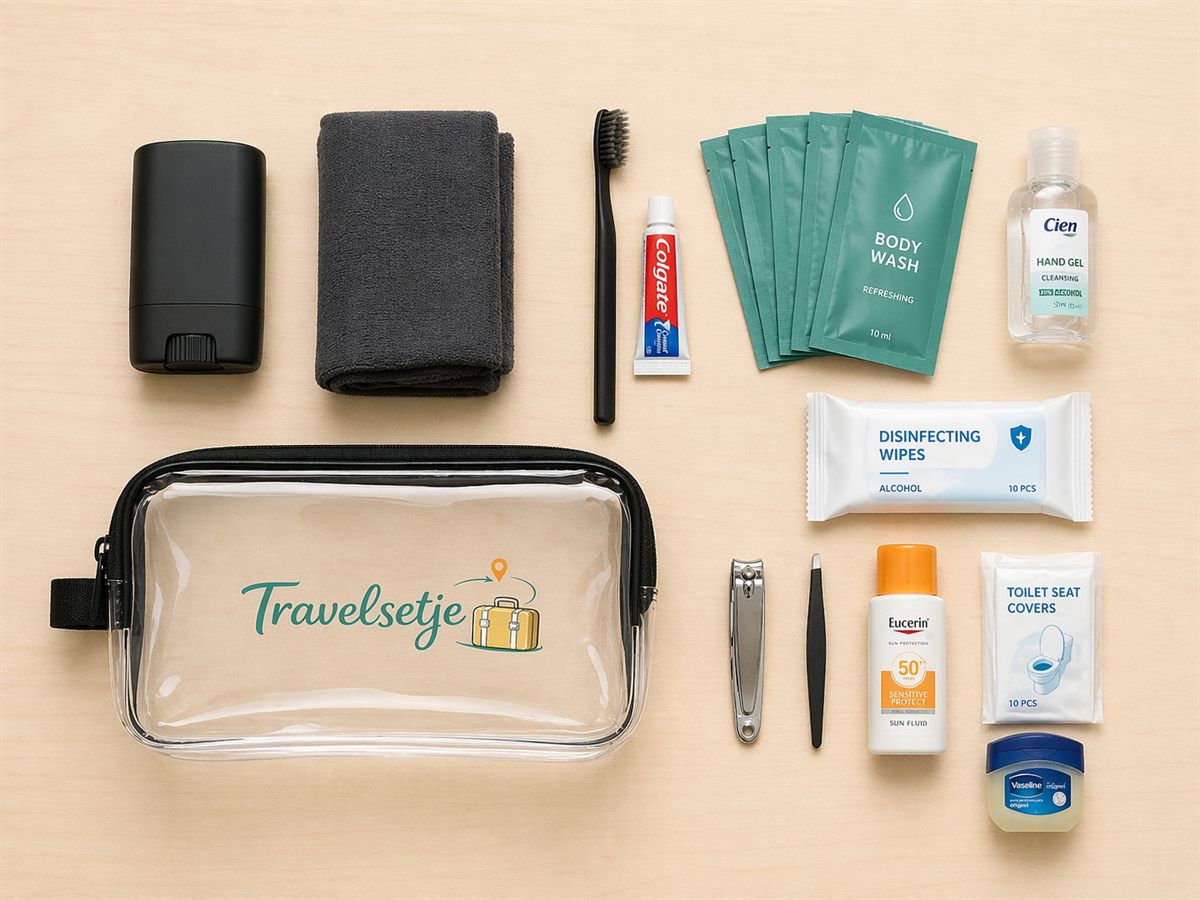 Hygiene set van Travelsetje