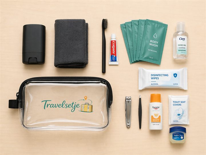 Hygiene set van Travelsetje